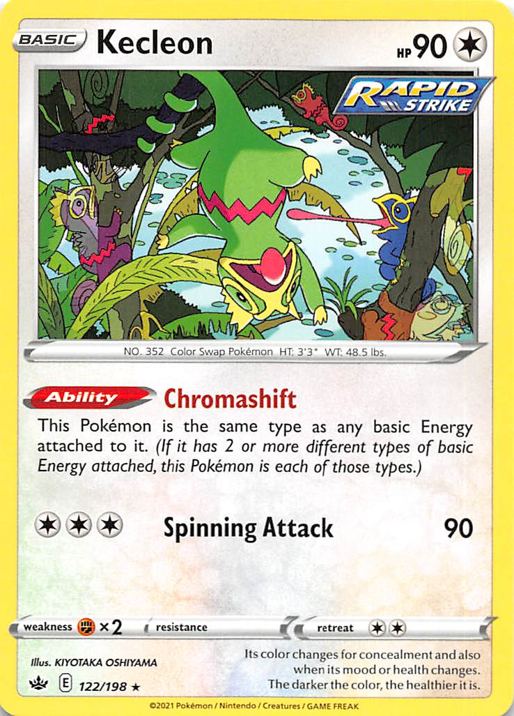Kecleon (122/198) [Sword & Shield: Chilling Reign] | Exor Games Bridgewater