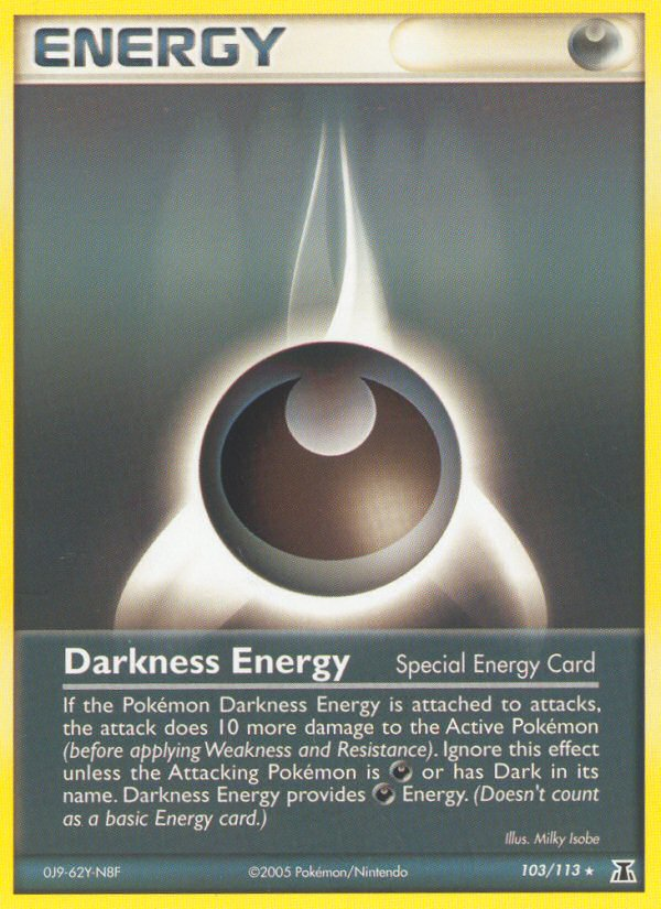 Darkness Energy (103/113) [EX: Delta Species] | Exor Games Bridgewater