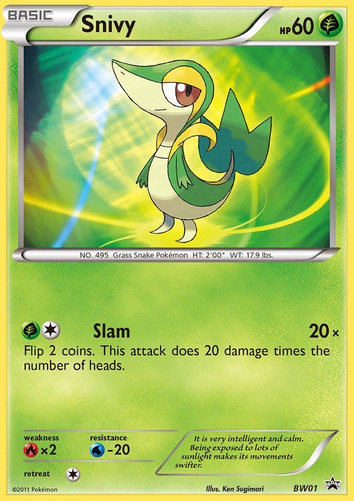 Snivy (BW01) [Black & White: Black Star Promos] | Exor Games Bridgewater