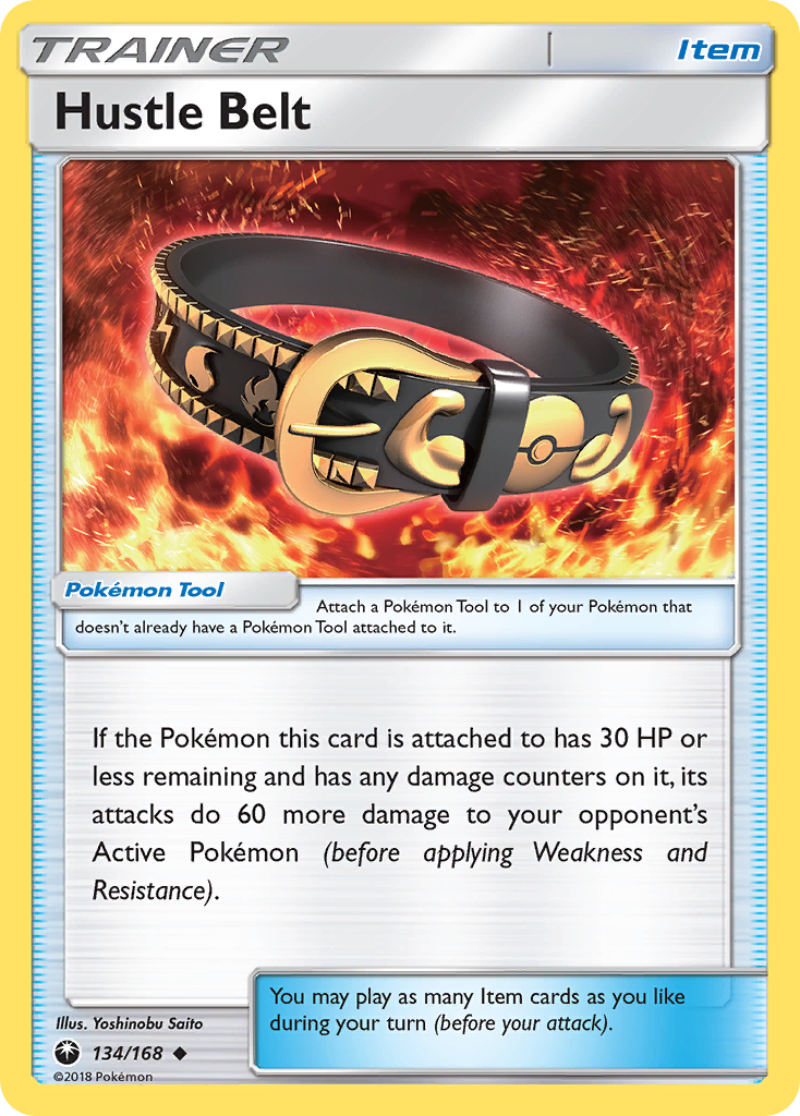 Hustle Belt (134/168) [Sun & Moon: Celestial Storm] | Exor Games Bridgewater