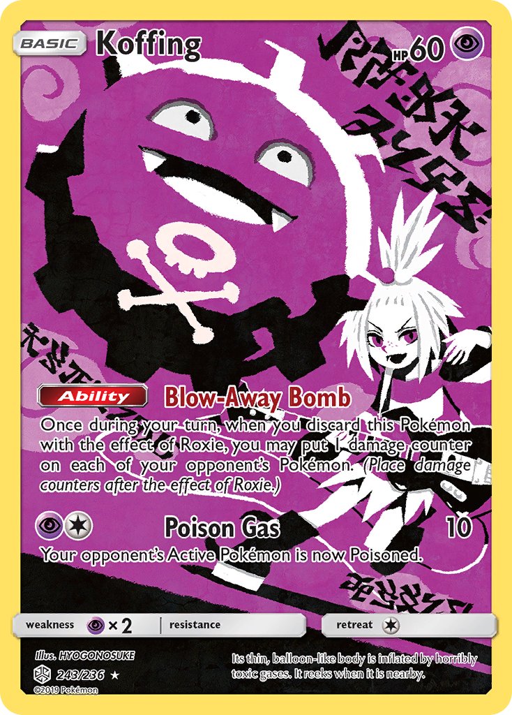 Koffing (243/236) [Sun & Moon: Cosmic Eclipse] | Exor Games Bridgewater