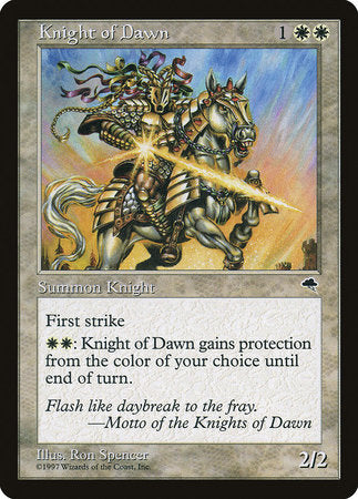 Knight of Dawn [Tempest] | Exor Games Bridgewater