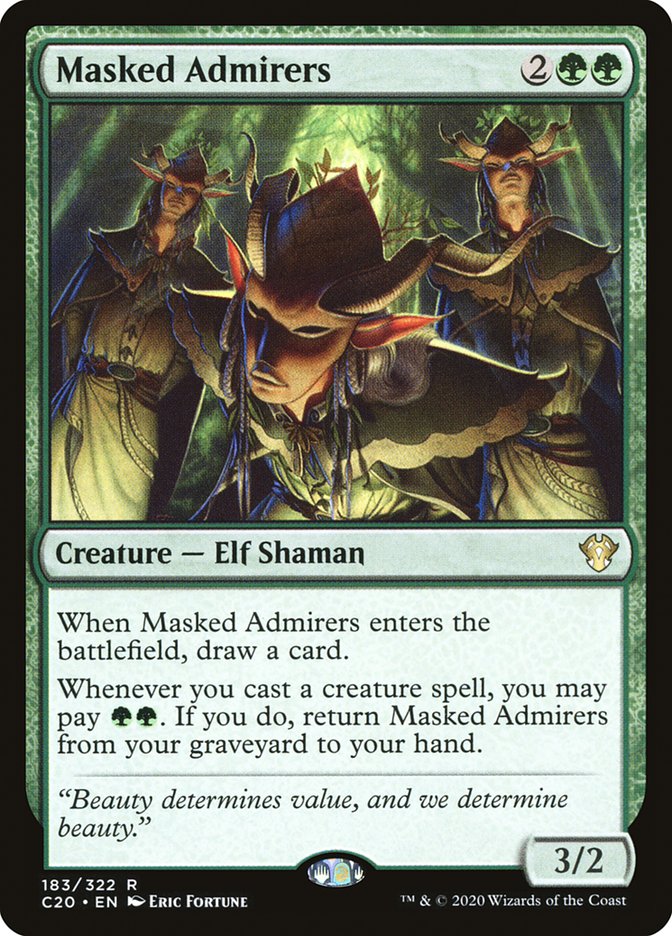 Masked Admirers [Commander 2020] | Exor Games Bridgewater