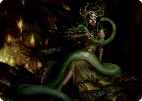 Saryth, the Viper's Fang Art Card [Innistrad: Midnight Hunt Art Series] | Exor Games Bridgewater