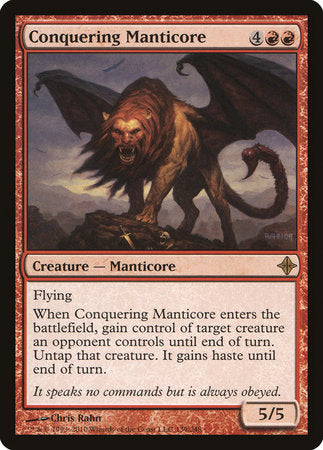 Conquering Manticore [Rise of the Eldrazi] | Exor Games Bridgewater