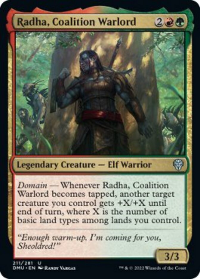 Radha, Coalition Warlord [Dominaria United] | Exor Games Bridgewater