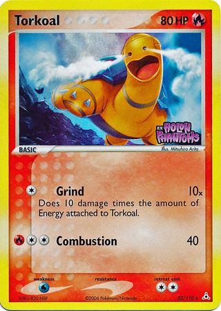 Torkoal (33/110) (Stamped) [EX: Holon Phantoms] | Exor Games Bridgewater