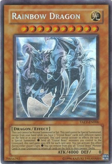 Rainbow Dragon (Chaos Neos Misprint) [TAEV-EN006] Ghost Rare | Exor Games Bridgewater