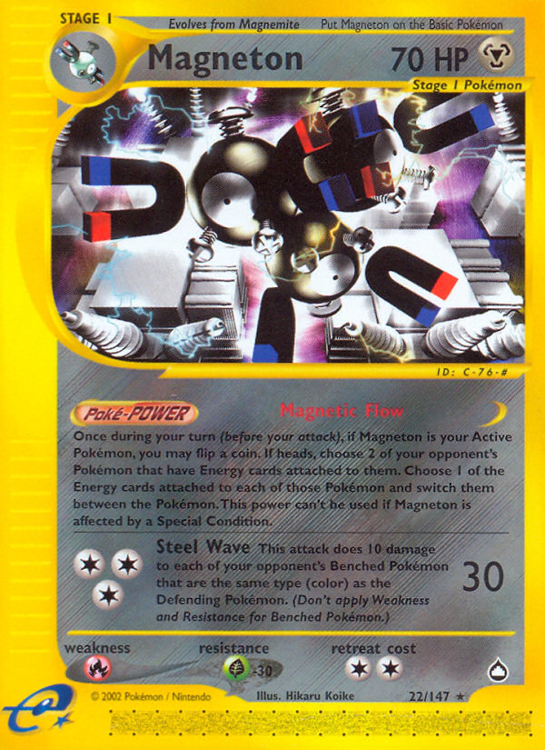 Magneton (22/147) [Aquapolis] | Exor Games Bridgewater