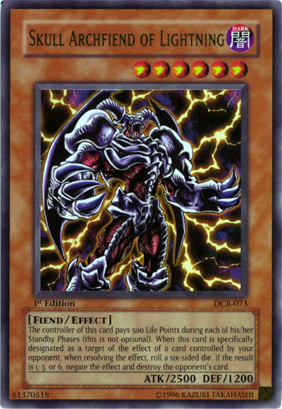 Skull Archfiend of Lightning [DCR-073] Ultra Rare | Exor Games Bridgewater