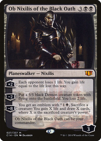 Ob Nixilis of the Black Oath [Commander 2014] | Exor Games Bridgewater