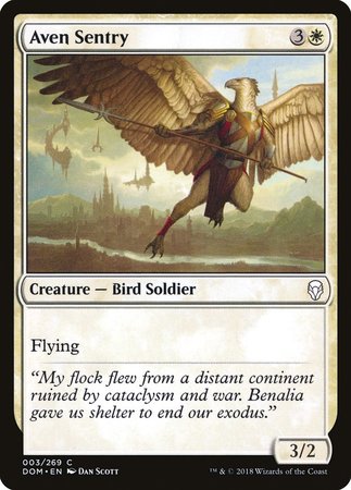 Aven Sentry [Dominaria] | Exor Games Bridgewater