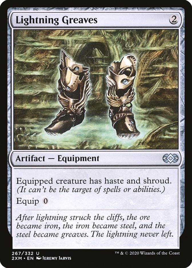 Lightning Greaves [Double Masters] | Exor Games Bridgewater