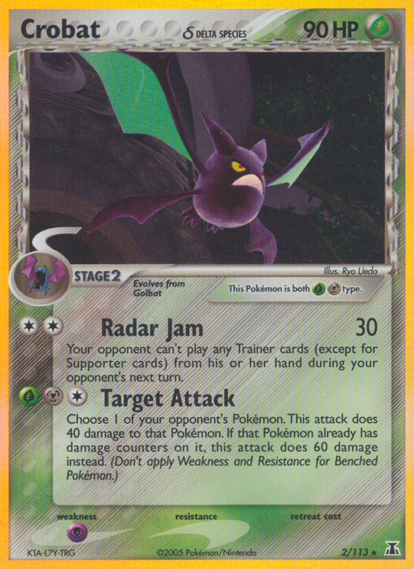 Crobat (2/113) (Delta Species) [EX: Delta Species] | Exor Games Bridgewater