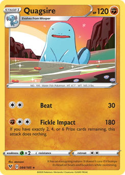 Quagsire (084/185) [Sword & Shield: Vivid Voltage] | Exor Games Bridgewater