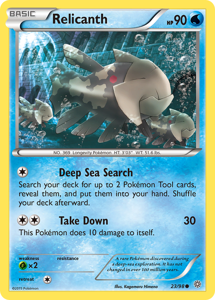 Relicanth (23/98) [XY: Ancient Origins] | Exor Games Bridgewater