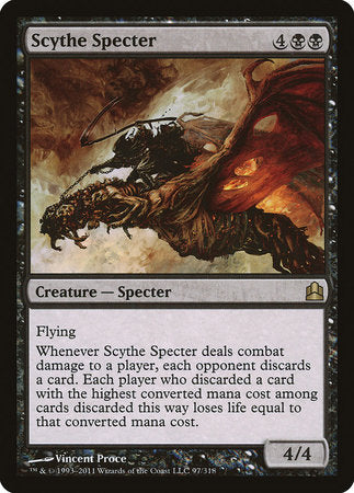 Scythe Specter [Commander 2011] | Exor Games Bridgewater