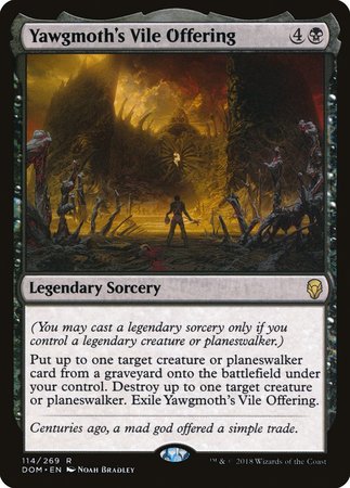 Yawgmoth's Vile Offering [Dominaria] | Exor Games Bridgewater