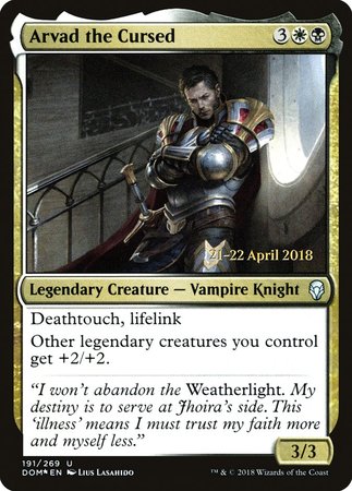 Arvad the Cursed [Dominaria Promos] | Exor Games Bridgewater