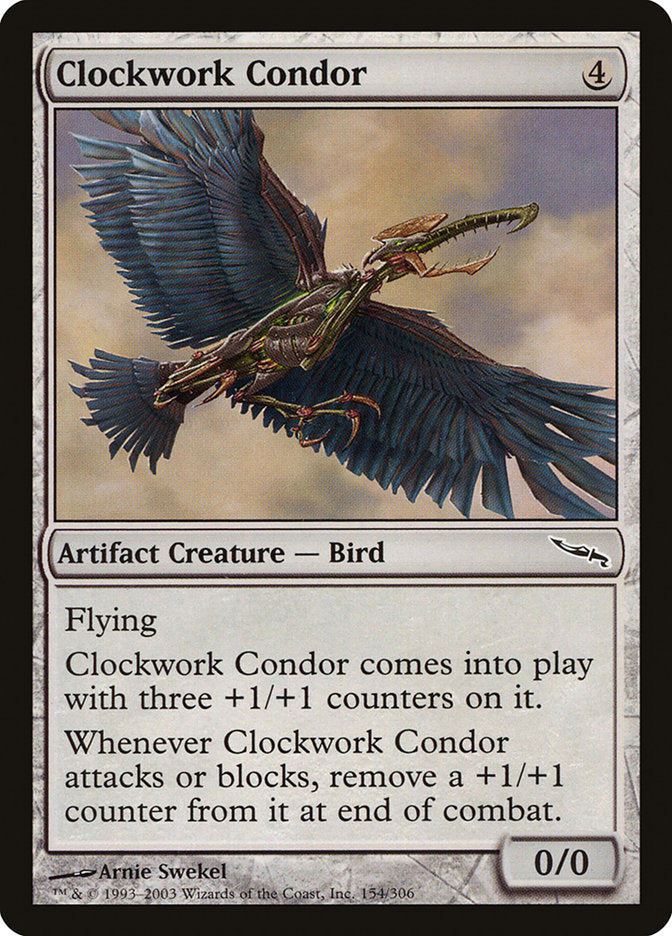 Clockwork Condor [Mirrodin] | Exor Games Bridgewater