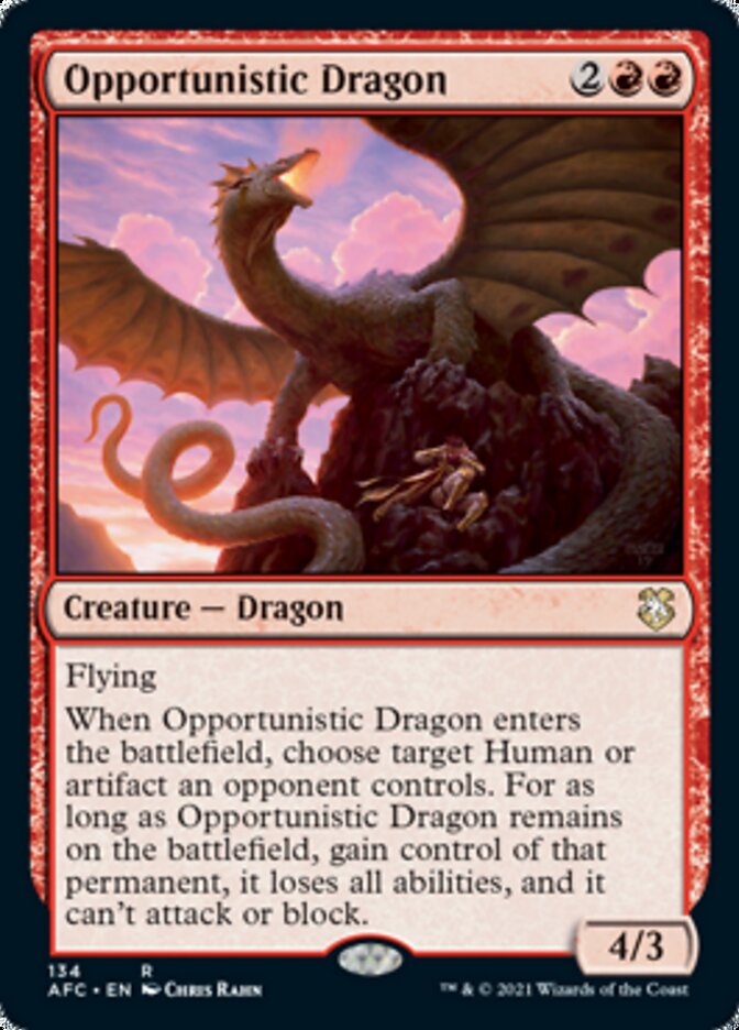 Opportunistic Dragon [Dungeons & Dragons: Adventures in the Forgotten Realms Commander] | Exor Games Bridgewater