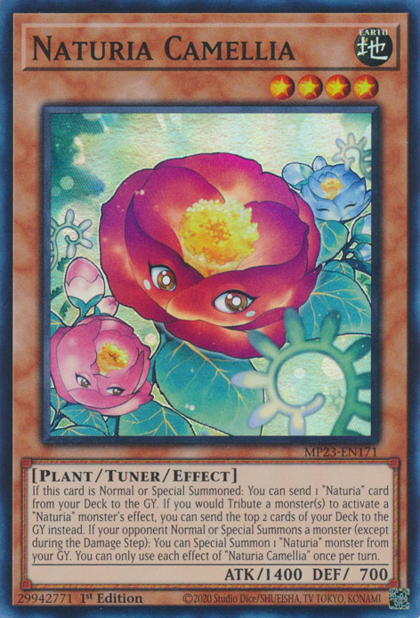 Naturia Camellia [MP23-EN171] Super Rare | Exor Games Bridgewater