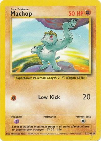 Machop (52/102) [Base Set Unlimited] | Exor Games Bridgewater