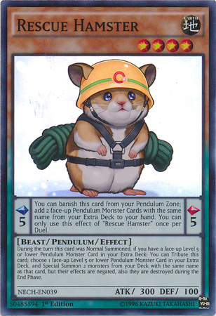 Rescue Hamster [NECH-EN039] Super Rare | Exor Games Bridgewater