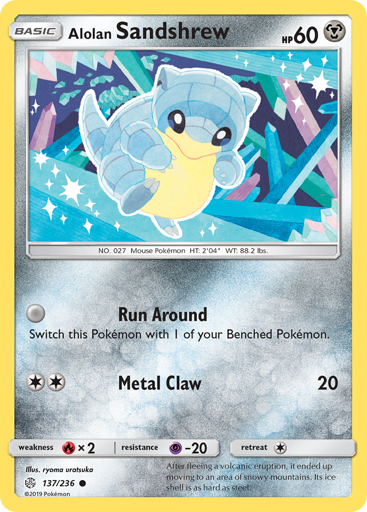 Alolan Sandshrew (137/236) [Sun & Moon: Cosmic Eclipse] | Exor Games Bridgewater