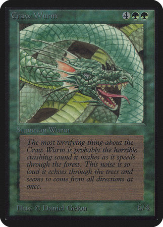 Craw Wurm [Limited Edition Alpha] | Exor Games Bridgewater