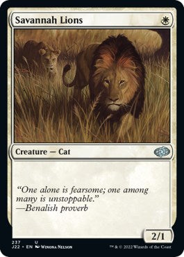 Savannah Lions [Jumpstart 2022] | Exor Games Bridgewater