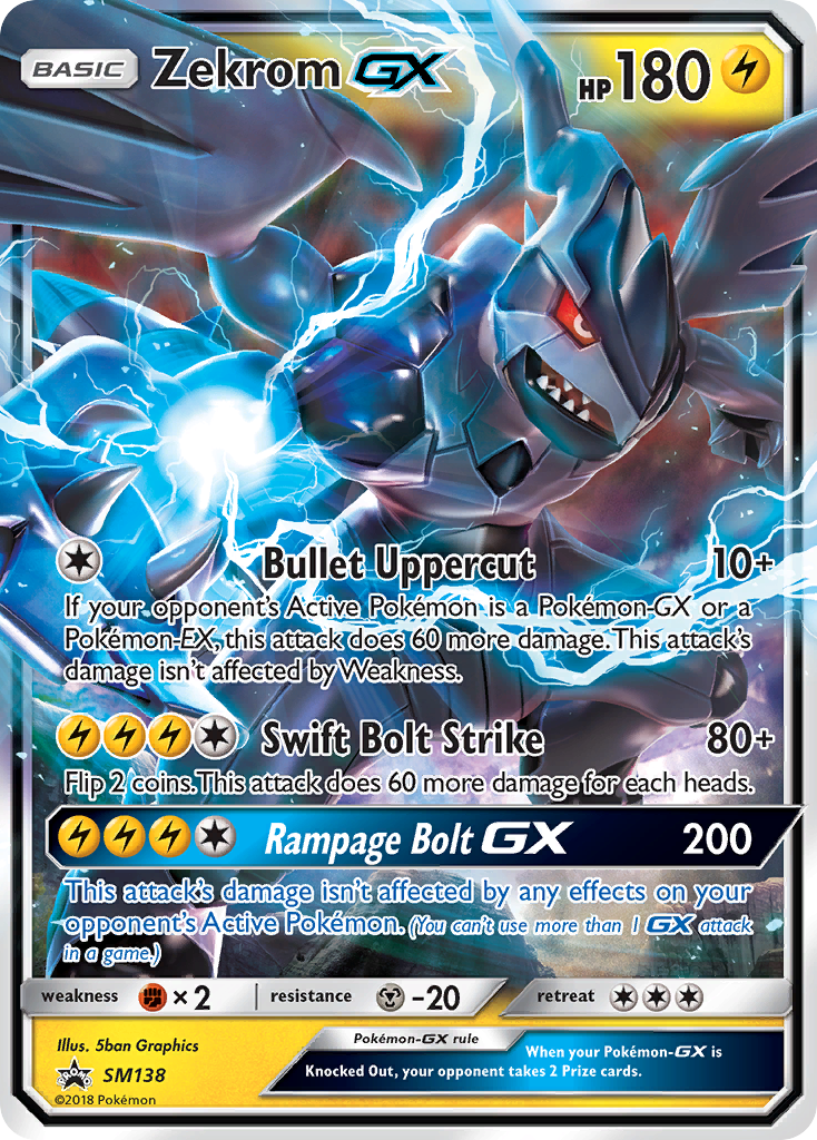 Zekrom GX (SM138) [Sun & Moon: Black Star Promos] | Exor Games Bridgewater