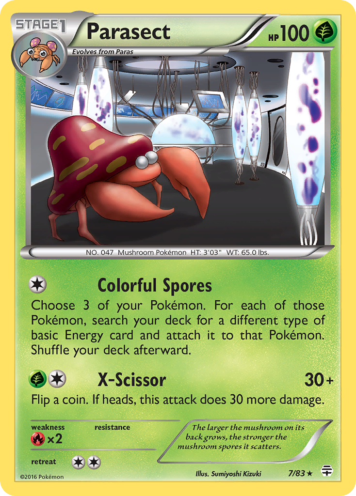 Parasect (7/83) [XY: Generations] | Exor Games Bridgewater