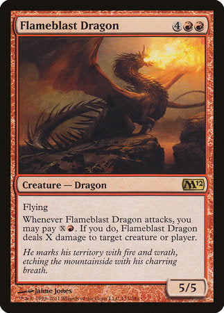 Flameblast Dragon [Magic 2012] | Exor Games Bridgewater