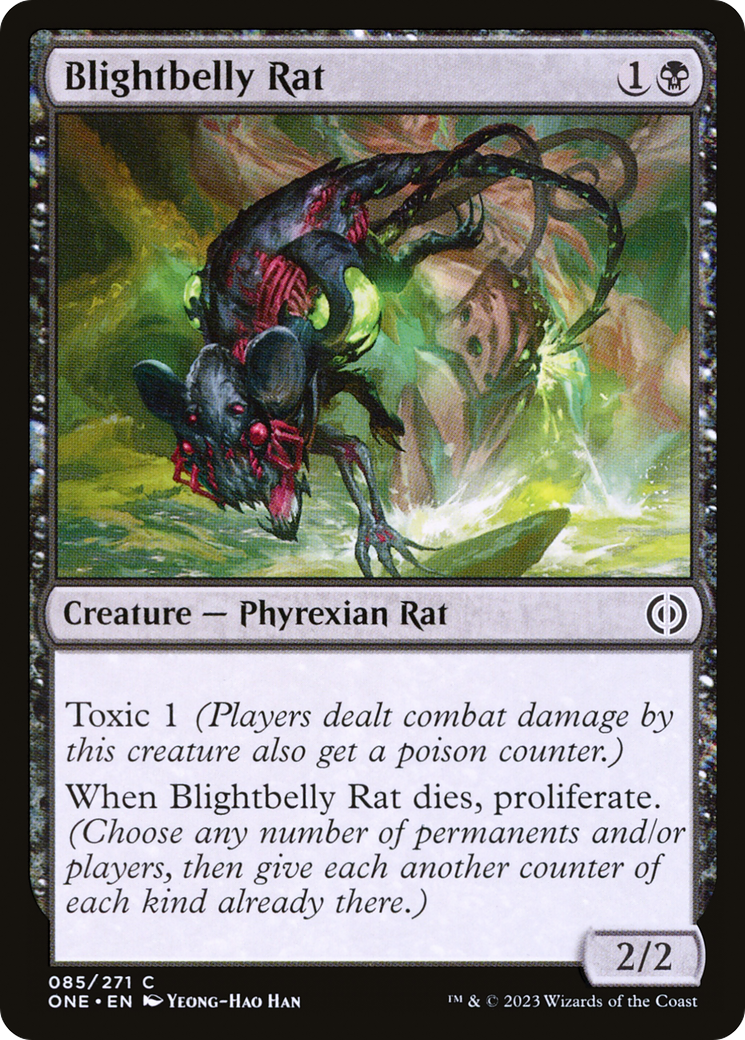 Blightbelly Rat [Phyrexia: All Will Be One] | Exor Games Bridgewater