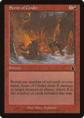 Scent of Cinder [Urza's Destiny] | Exor Games Bridgewater