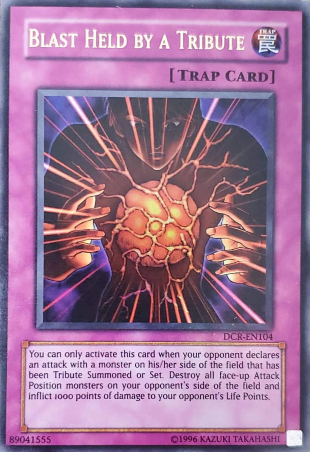Blast Held by a Tribute [DCR-EN104] Ultra Rare | Exor Games Bridgewater