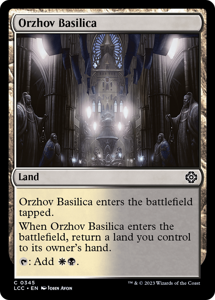 Orzhov Basilica [The Lost Caverns of Ixalan Commander] | Exor Games Bridgewater