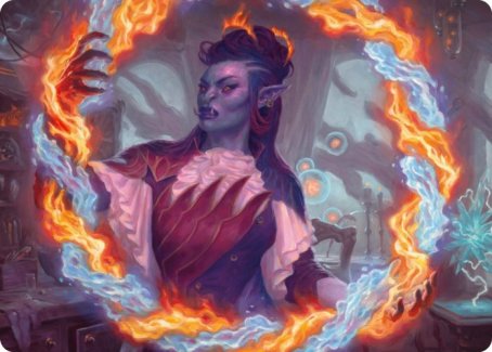 Rootha, Mercurial Artist Art Card [Strixhaven: School of Mages Art Series] | Exor Games Bridgewater