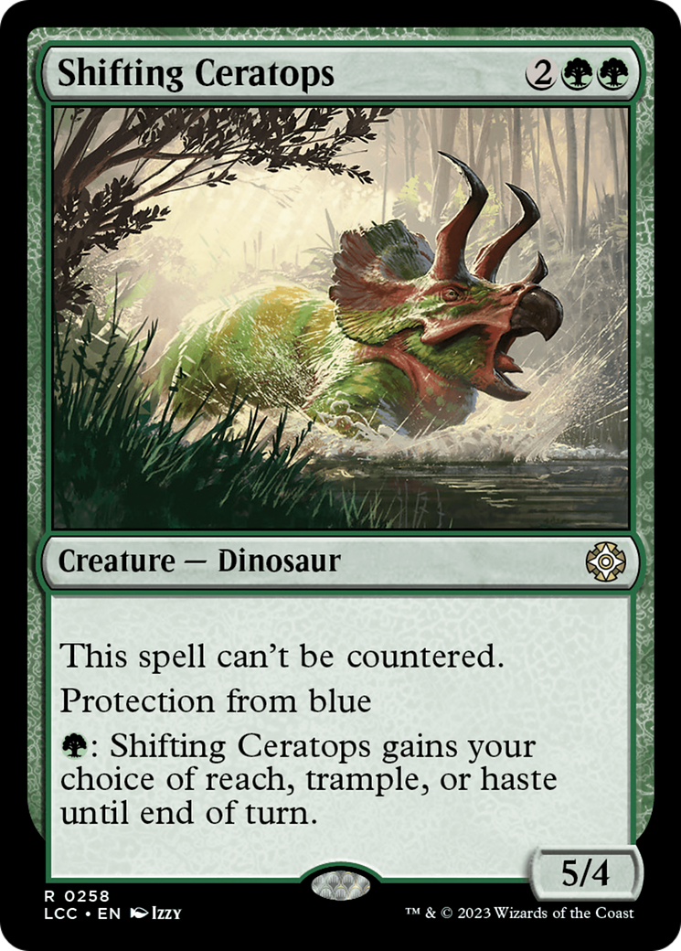 Shifting Ceratops [The Lost Caverns of Ixalan Commander] | Exor Games Bridgewater