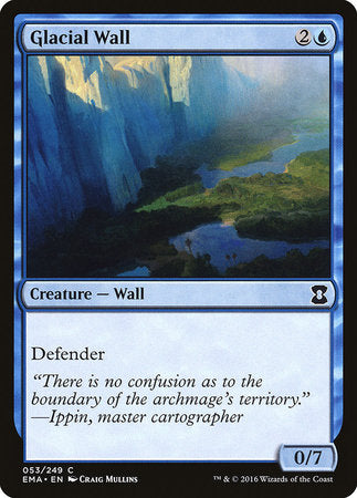 Glacial Wall [Eternal Masters] | Exor Games Bridgewater