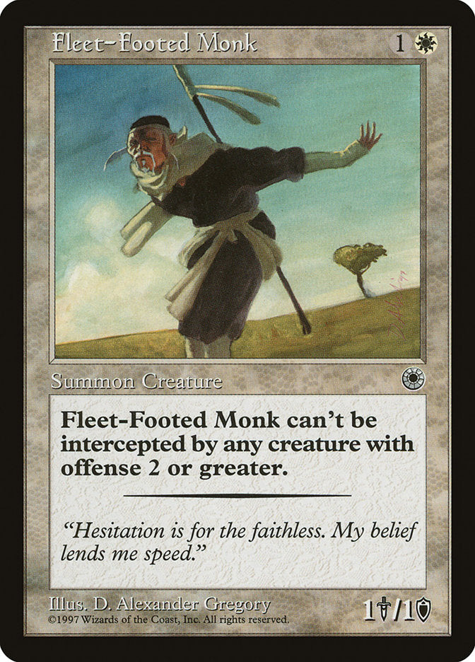 Fleet-Footed Monk [Portal] | Exor Games Bridgewater