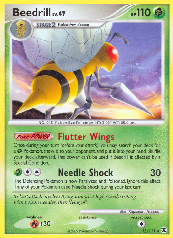 Beedrill (15/111) [Platinum: Rising Rivals] | Exor Games Bridgewater