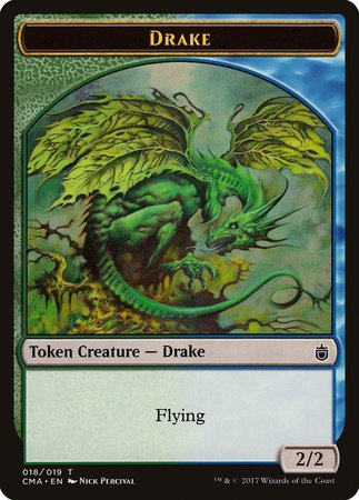 Drake Token (018) [Commander Anthology Tokens] | Exor Games Bridgewater