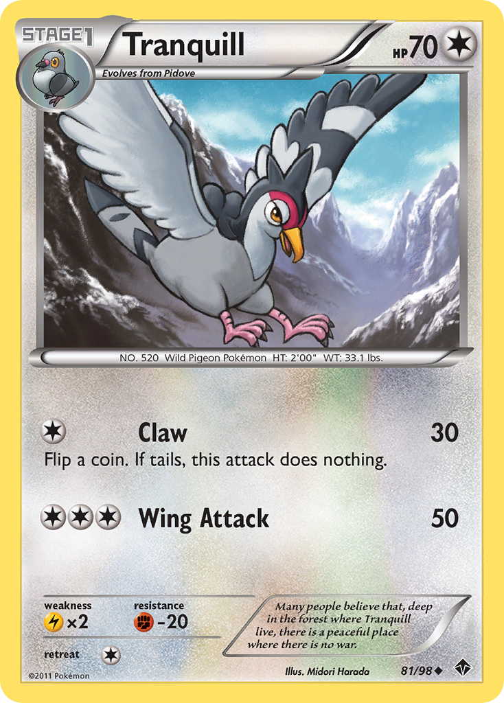 Tranquill (81/98) [Black & White: Emerging Powers] | Exor Games Bridgewater