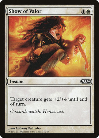 Show of Valor [Magic 2014] | Exor Games Bridgewater