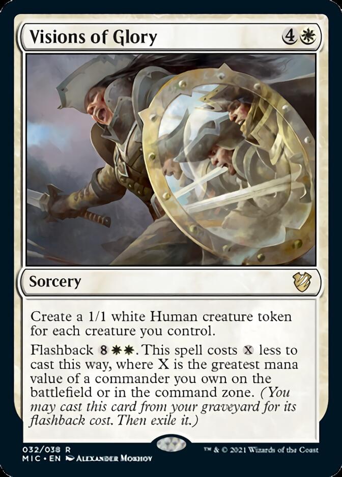 Visions of Glory [Innistrad: Midnight Hunt Commander] | Exor Games Bridgewater