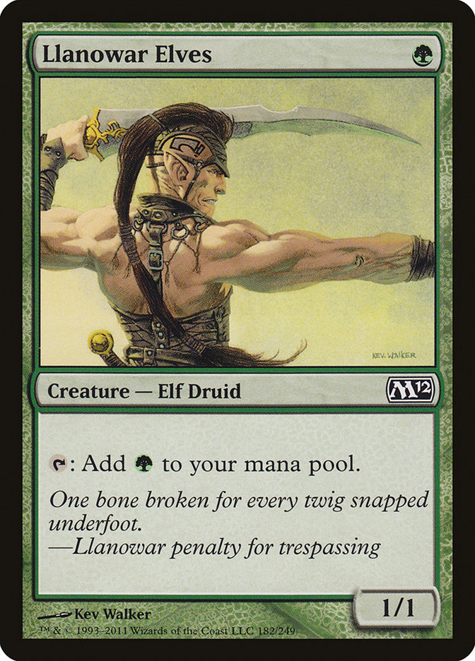 Llanowar Elves [Magic 2012] | Exor Games Bridgewater