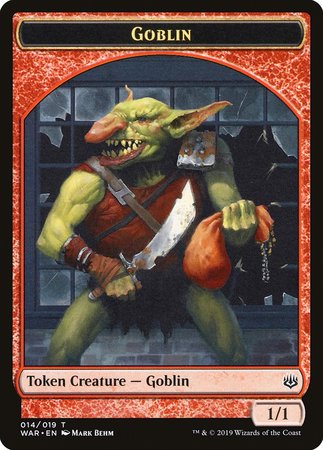 Goblin Token [War of the Spark Tokens] | Exor Games Bridgewater