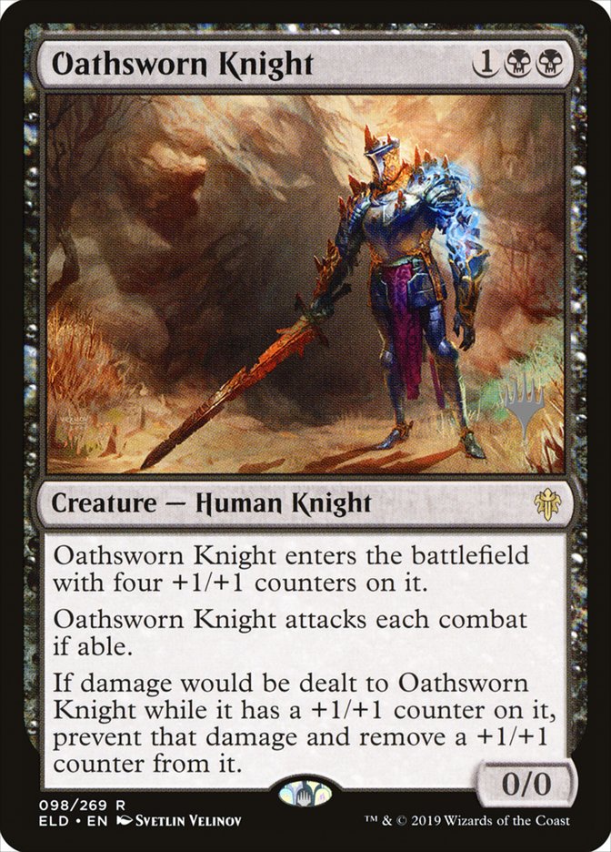 Oathsworn Knight (Promo Pack) [Throne of Eldraine Promos] | Exor Games Bridgewater